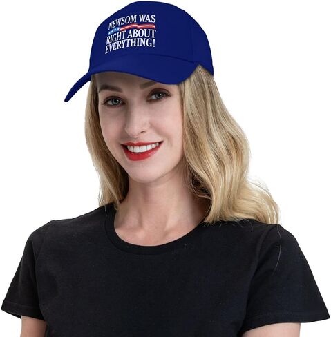 Newsom was Right About Everything Hat Newsom 2026 2028 Hat Trucker Cap for Men Women Black in Saudi Arabia