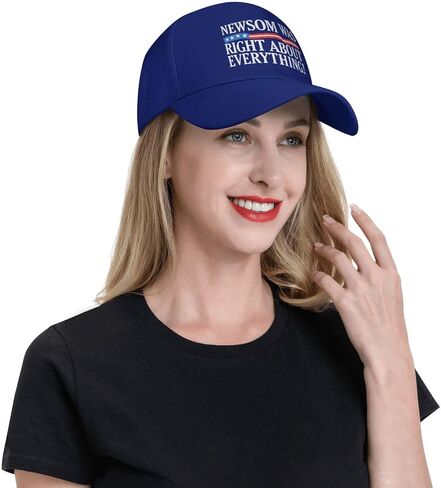 Newsom was Right About Everything Hat Newsom 2026 2028 Hat Trucker Cap for Men Women Black in Saudi Arabia