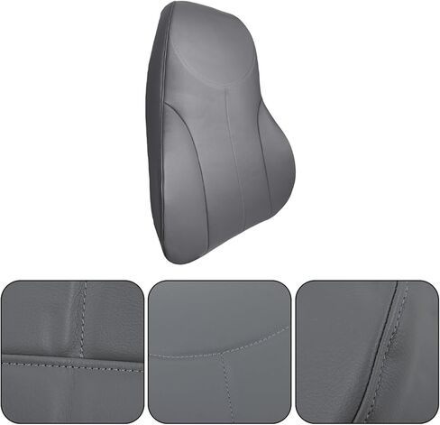Silscvtt 2PCS Gray Artificial Leather Seat Cover Front Driver Side Backrest and Bottom Replacement for International 4200 4300 4400 Air Ride 2001-2007 in Saudi Arabia