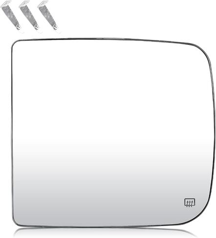Driver Side Mirror Glass Replacement Fits for 2009 Dodge Ram 1500, 2010-2019 Ram 1500 2500 3500 4500 5500, 2019-2020 Pickup Classic Left Side Heated Mirror Replace 68067727AA in Saudi Arabia