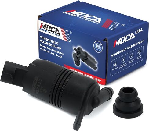 مضخة غسيل بحاجب الري MOCA 172437 مناسبة لسيارة شيفروليه 1992-1995 G10 G20 G30، 1992-1996 P30، لجي إم سي 1992-1995 G1500 G2500، 1992-1996 G3500، 1996 سافانا 1500 2500 3500 لهامر 2007-2010 H3-أمامي in Saudi Arabia