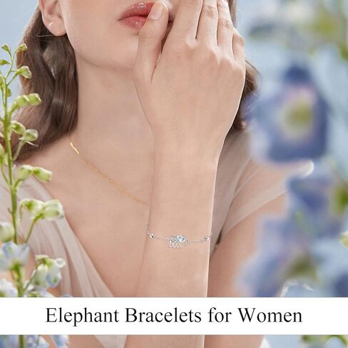 نبض الفيل سوار للنساء فضة الفيل سوار الفيل هدايا للنساء مجوهرات الفيل in Kuwait