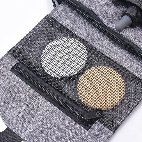Travel toilet bag is used to store toiletries, with a large capacity storage hanging toilet bag (Gray) in Saudi Arabia