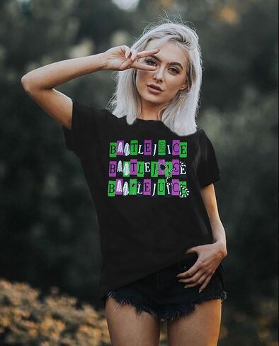 Halloween Shirt Women Funny Spooky Graphic T Shirt Casual Halloween Party Tee Tops in Saudi Arabia