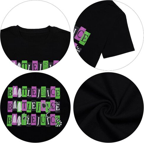 Halloween Shirt Women Funny Spooky Graphic T Shirt Casual Halloween Party Tee Tops in Saudi Arabia