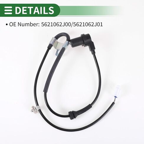 ABS عجلة السرعة الاستشعار ABS الاستشعار نظام الفرامل المضادة للقفل الاستشعار رقم 5621062J00/5621062J01 لسوزوكي سويفت 2005-2015 1 قطعة الجبهة اليمنى in Saudi Arabia