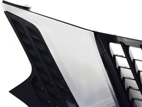 PartsFlow Front Upper Grille For 2015 2016 2017 2018 Nissan Murano Black W/Chrome Trim Bumper 623105AA0A in Saudi Arabia