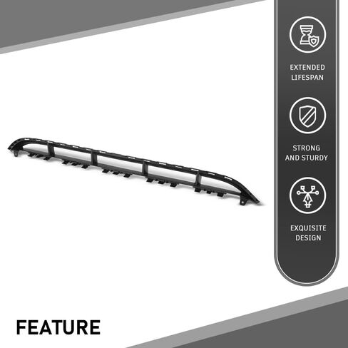 G-PLUS Front Bumper Lower Center Grille Cover Vent Trim, Compatible with Audi Q7 S-Line 2010-2015, 4L0807683C, 4L0807683E01C in Saudi Arabia