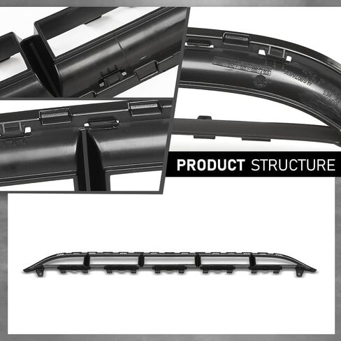 G-PLUS Front Bumper Lower Center Grille Cover Vent Trim, Compatible with Audi Q7 S-Line 2010-2015, 4L0807683C, 4L0807683E01C in Saudi Arabia