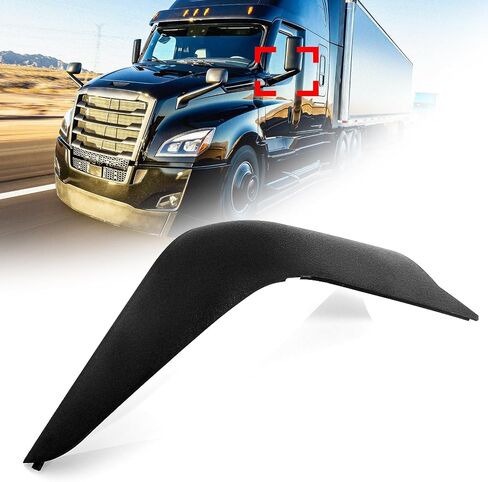 غطاء ذراع مرآة الباب مناسب لـ Freightliner Cascadia 2018-on، غطاء ذراع مرآة الباب الأسود لـ Freightliner New Cascadia Semi Truck Accessories سائق الجانب الأيسر واحد in Saudi Arabia
