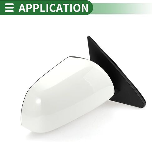 Motoforti Right Passenger Side Door Mirror Replacement Side View Mirror Assembly for Toyota Highlander 2008-2013 No.879100E072/8791048341/8791048340 White Non-Heated Mirror Glass in Saudi Arabia