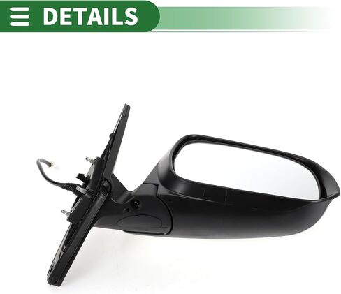 Motoforti Right Passenger Side Door Mirror Replacement Side View Mirror Assembly for Toyota Highlander 2008-2013 No.879100E072/8791048341/8791048340 White Non-Heated Mirror Glass in Saudi Arabia
