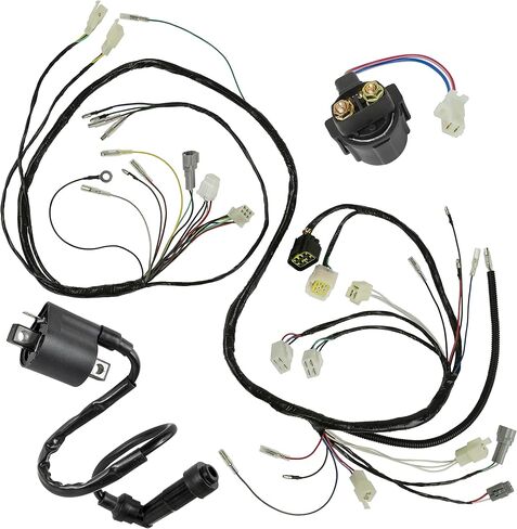 Caltric Wire Harness Compatible with Yamaha Warrior 350 YFM350X 1997 1998 1999 2000 2001 with Ignition Coil and Relay in Saudi Arabia