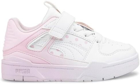 حذاء رياضي PUMA Kids Girls Slipstream Miraculous سهل الارتداء كاجوال - وردي، أبيض - مقاس 2 M in Saudi Arabia