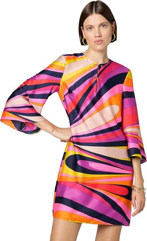 Trina Turk Women's Printed Shift Dress with Hardware in Saudi Arabia