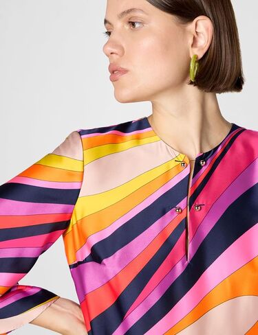 Trina Turk Women's Printed Shift Dress with Hardware in Saudi Arabia