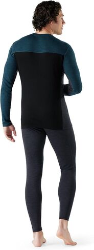 Smartwool Men's Classic Thermal Merino Base Layer Colorblock Crew in Saudi Arabia