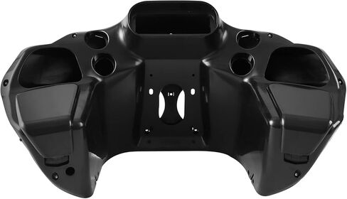 مجموعة XMT-MOTO الأمامية العلوية والخارجية الداخلية مناسبة لدراجة Harley Davidson Touring Road Glide FLTR 1993-2013 باللون الأسود اللامع in Kuwait