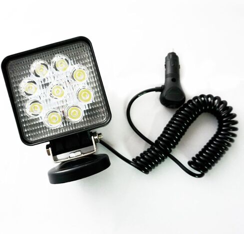 LED ضوء العمل أضواء LED مقاوم للماء الطرق الوعرة الفيضانات شعاع مصباح مربع الكاشف شاحنة قارب بار 27 واط 12 فولت - DEREKRIC in Saudi Arabia