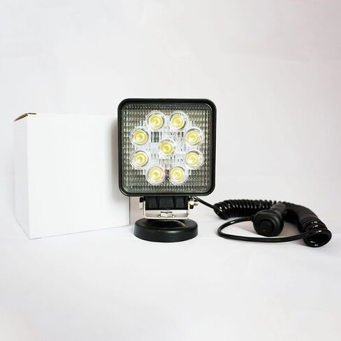LED ضوء العمل أضواء LED مقاوم للماء الطرق الوعرة الفيضانات شعاع مصباح مربع الكاشف شاحنة قارب بار 27 واط 12 فولت - DEREKRIC in Saudi Arabia