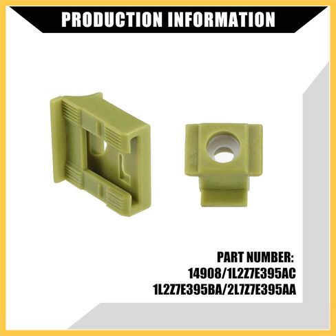No.1L2Z7E395AC طقم ربط عمود الكابل لـ Ford E-150 E-250 E-350 1997-2014 / مشبك تثبيت ربط التحول / داخلي / متين / 2 قطعة قطع غيار السيارات in Saudi Arabia