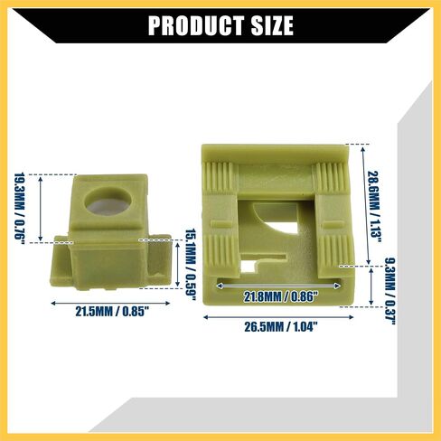 No.1L2Z7E395AC طقم ربط عمود الكابل لـ Ford E-150 E-250 E-350 1997-2014 / مشبك تثبيت ربط التحول / داخلي / متين / 2 قطعة قطع غيار السيارات in Saudi Arabia