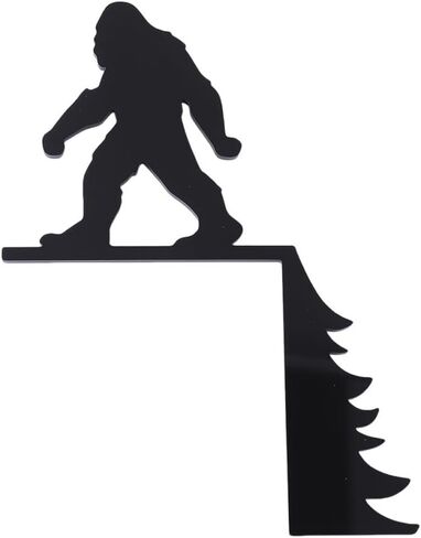 Christmas Door Corner Sign for Living Room Bedroom Office Outdoor Indoor Frame Acrylic Sasquatch Bigfoot Holiday Party Home Door Corner Decoration in Saudi Arabia