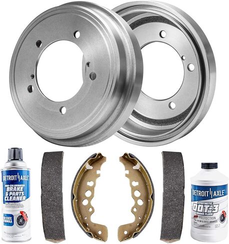 Detroit Axle - Rear Brake Kit for 00-04 Chevy Tracker, 99-04 Suzuki Vitara, 99-05 Grand Vitara Brake Drums and Brakes Shoes 1999 2000 2001 2002 2003 2004 2005 Replacement in Saudi Arabia