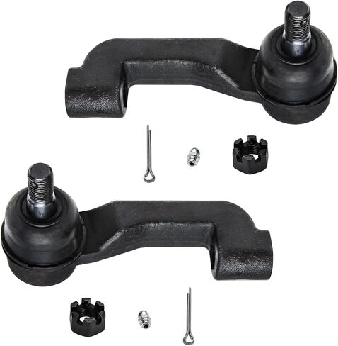 Detroit Axle - Front Tie Rods Ball Joints for 2008-2012 Jeep Liberty 2007-2011 Dodge Nitro 2 Outer Tie Rods 2 Lower Ball Joints 2009 2010 Replacement in Saudi Arabia