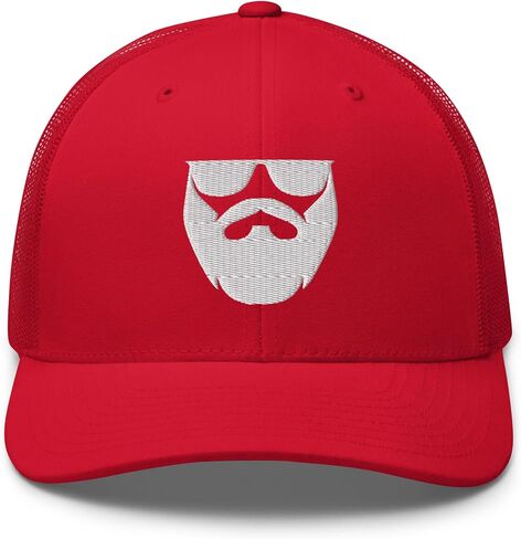 NX El Señor de La Barba Embroidered Trucker Hat Curved Bill Mid Crown Snapback Belico Barbas Cap in Saudi Arabia