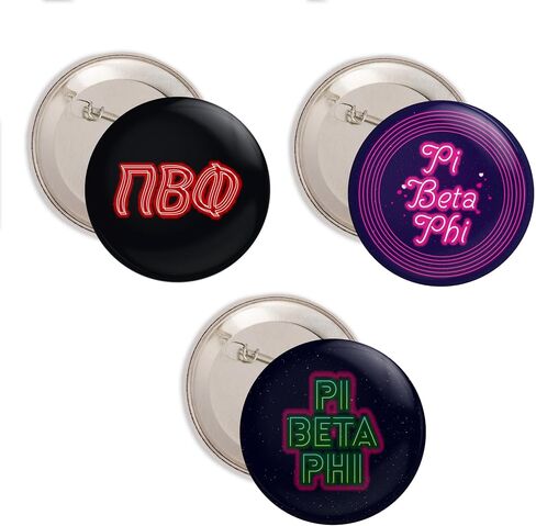 Desert Cactus Pi Beta Phi Buttons Pin Sorority 3 Pieces of Variety Back Badge 2.25-inch in Saudi Arabia