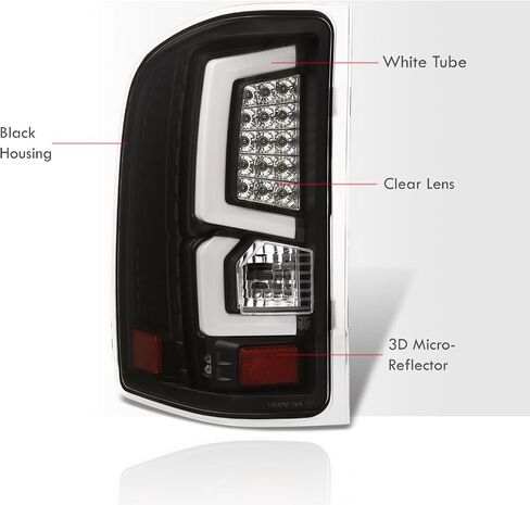 AJP الموزعين LED DRL بار الخلفية الفرامل الذيل أضواء وقف مصابيح الإسكان الجمعية اليسار اليمين متوافق/استبدال لسيلفرادو 1500 2500 3500 2007 2008 2009 2010 2011 2012 2013 07 08 09 10 11 12 13 in Kuwait