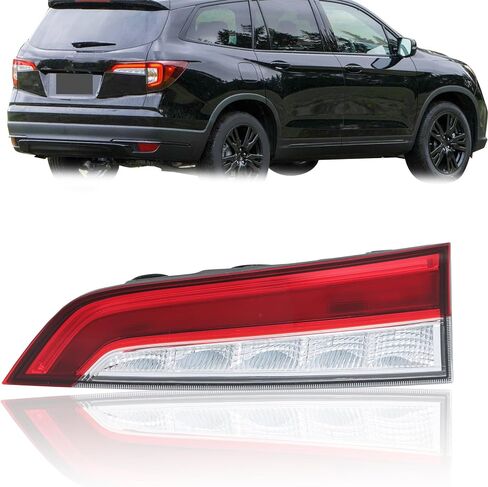 Silscvtt Right Inner Tail Light Replacement for Honda Pilot 2019-2022 Brake Lamp Passenger Side 34150-TG7-A11 in Saudi Arabia