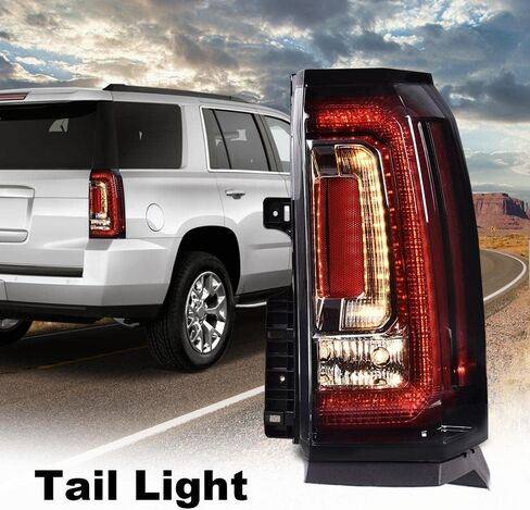 PIT66 LED Tail Lights Rear Light Lamp Assembly Compatible with GMC Yukon,Yukon XL 2019 2020/Compatible with GMC Yukon,Yukon XL 2015 2016 2017 2018 (submodel: Denali, SLE, SLT) Passenger Side in Saudi Arabia