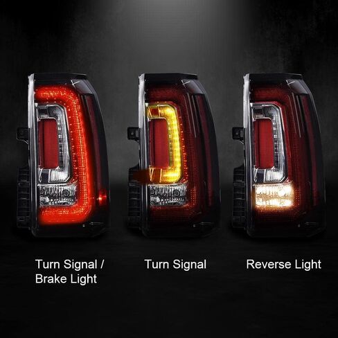 PIT66 LED Tail Lights Rear Light Lamp Assembly Compatible with GMC Yukon,Yukon XL 2019 2020/Compatible with GMC Yukon,Yukon XL 2015 2016 2017 2018 (submodel: Denali, SLE, SLT) Passenger Side in Saudi Arabia
