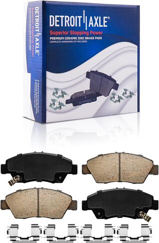 Detroit Axle - Front Brake Kit for 1993-1995 Honda Civic, 2007-2008 Fit Brake Rotors and Ceramic Brakes Pads Replacement : : 10.32'' inch Rotor in Saudi Arabia