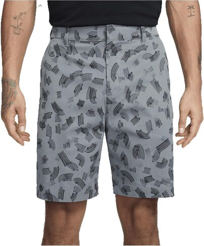شورت جولف تشينو مقاس 8 بوصات من Nike TOU للرجال (رمادي داكن/أسود، FD5725-070) مقاس 36 in Saudi Arabia