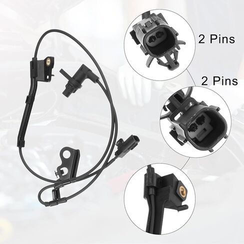 ACROPIX Front Left Right Car ABS Wheel Speed Sensor for Toyota Corolla 2009-2013 No.8954312100/8954212100 - Pack of 2 in Saudi Arabia