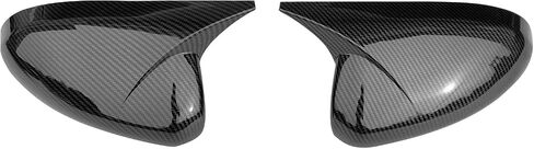 أغطية أغطية مرايا الرؤية الخلفية للباب FREEMOTOR802، متوافقة مع 2022-2025 Subaru BRZ & Toyota GR86، JDM Style طباعة ألياف الكربون بلاستيك ABS 2 قطعة واقيات المرايا الجانبية للسائق والراكب in Kuwait