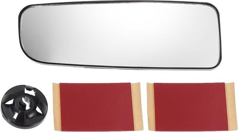 X AUTOHAUX Car Rearview Left Driver Side Lower Part Mirror Glass Replacement W/Backing Plate Non-heated White Glass for Nissan Titan 2004-2015 in Saudi Arabia