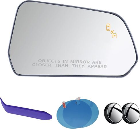 EAP Passenger Side Mirror Glass Compatible with Ford Mustang 2015-2025, Heated With Blind Spot, MR3Z17K707B MR3Z17K707C FR3Z17K707D in Saudi Arabia
