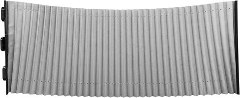 Dash Designs, Inc.Retractable 25 Inches Windshield Sunshade for Ford E-350 Super Duty|2000-2023 (Silver) in Saudi Arabia