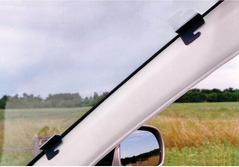 Dash Designs, Inc.Retractable 25 Inches Windshield Sunshade for Ford E-350 Super Duty|2000-2023 (Silver) in Saudi Arabia