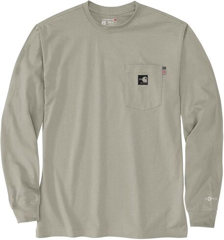Carhartt Mens Flame Resistant Force Loose Fit Lightweight Long-Sleeve Camo C Graphic T-Shirt in Saudi Arabia