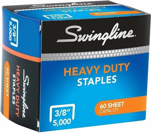 Swingline Staples ، الخدمة الثقيلة لأشعة سطح المكتب ، 1/2 بوصة ، 100/شريط ، 5000/صندوق (79392) in Kuwait