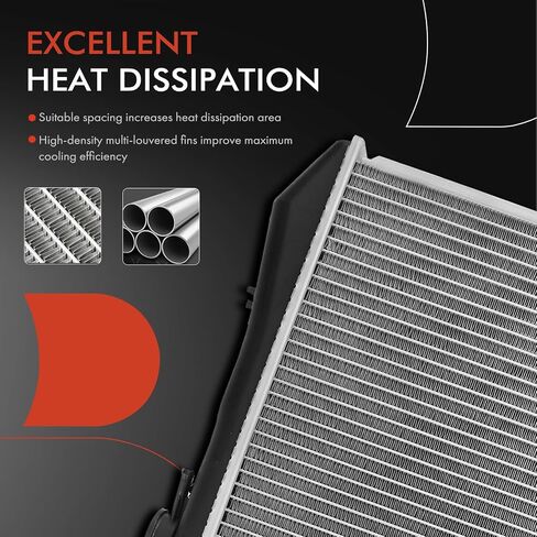 A-Premium Engine Coolant Radiator with Transmission Oil Cooler Compatible with Honda Passport 1994-1997 & Isuzu Rodeo 1993-1997 VehiCROSS 1999-2001, 3.2L 3.5L, Automatic Trans. Replace# 8524759600 in Saudi Arabia