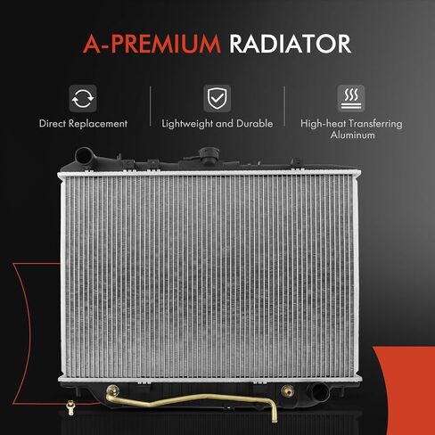 A-Premium Engine Coolant Radiator with Transmission Oil Cooler Compatible with Honda Passport 1994-1997 & Isuzu Rodeo 1993-1997 VehiCROSS 1999-2001, 3.2L 3.5L, Automatic Trans. Replace# 8524759600 in Saudi Arabia