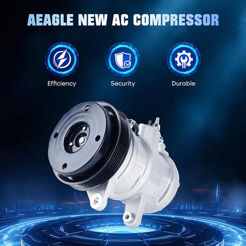 Air Conditioner AC Compressor with Clutch for Jeep Commander 3.7L 4.7L 2008-2010, for Dodge Durango 3.7 4.7 2008 2009, for Chrysler Aspen 4.7L 08 09 in Saudi Arabia