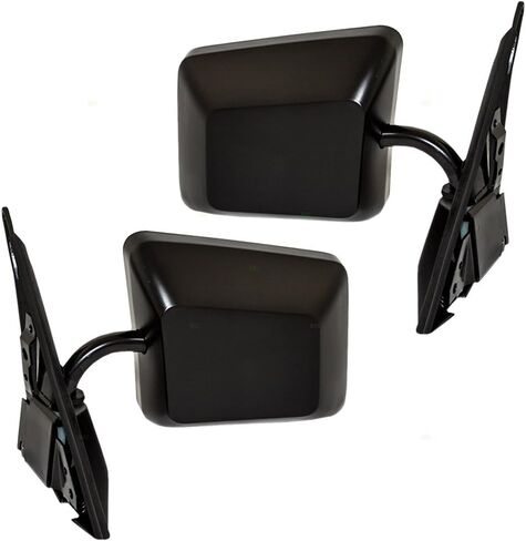 Manual Mirror for 1983-1994 S10 Blazer Match Black Below Eyeline Manual Fold for 1982-1993 S10 for 1992-1994 Jimmy for 1983-1991 S15 Jimmy for 1982-1990 S15 for 1991-1993 Sonoma for 1991 Syclone Set in Saudi Arabia