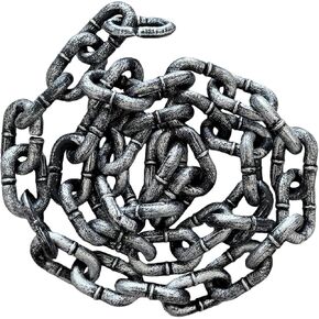 6FT Halloween Plastic Chain,Fake Link Chain Props for Party Decorations,Cosplay,Costumes Accessories in Saudi Arabia